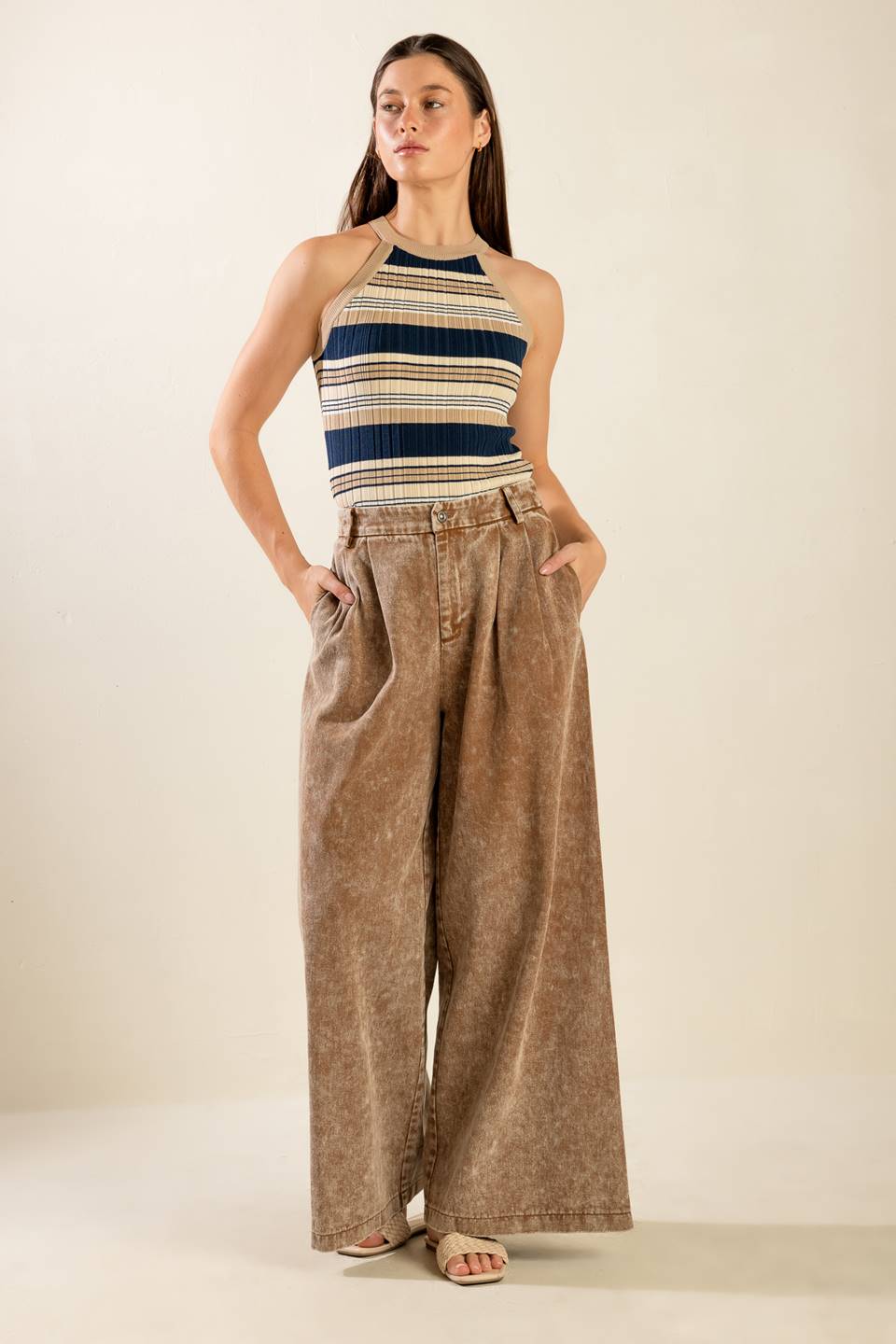 ANYTIME NOW SWEATER KNIT TOP Flying Tomato